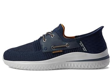 Skechers USA Men's Men's Delson 3.0-Roth 210606 Low Profile Bungee Lace Slip-Ins, NVY, 11.5 - Image 5