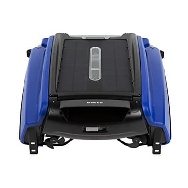 Betta SE Solar Powered Automatic Robotic Pool Surface Skimmer Cleaner with 24/7 Continuous Cleaning Battery Power and Re-Engineered Twin Salt Chlorine Tolerant Motors (Blue) - Image 1