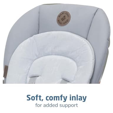Maxi-Cosi Minla 6-in-1 High Chair for Babies & Toddlers, Portable Foldable Highchair, EcoCare Fabric, 9 Heights, 5 Reclines, 4 Tray Positions, Classic Slate - Image 9