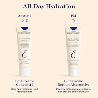 Embryolisse Lait-Crème Concentré, Multifunction Daily Face Moisturizer and Makeup Primer, Suitable for All Skin Types. French Face Cream With Shea Butter & Aloe Vera. Travel Size - Image 7
