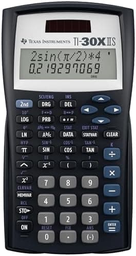 Texas Instruments TI-30XIIS Scientific Calculator, Black with Blue Accents - Image 3