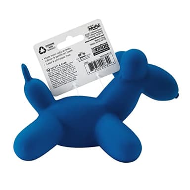 Outward Hound by Charming Pet Latex Rubber Balloon Squeaky Dog Toy, Blue, Large - Image 9
