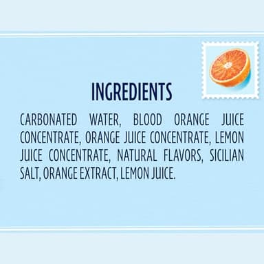 Sanpellegrino CIAO Blood Orange Sparkling Water, Low-Calorie Italian Sparkling Water with Real Fruit Juices, 0g Added Sugar, 24-Pack - Image 7