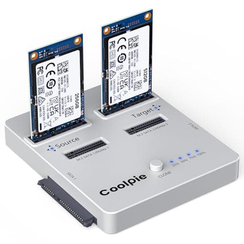Coolpie CR311 3-in-1 SSD Cloner, USB3.2 Gen2*2 M.2 Reader, Supports M.2 NVMe/SATA, SATA 2.5''/3.5'' HDD - Image 1
