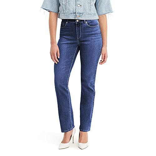 Levi's Womens Classic Straight (Also Available In Plus) Jeans, Lapis Dark Horse, 32 Long US - Image 1