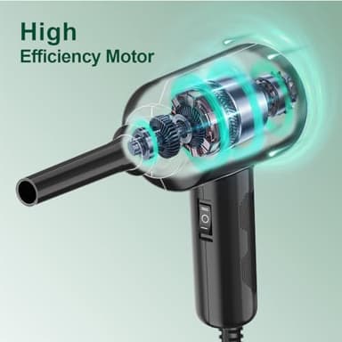 Meudeen Air Duster - Electric Air Blower - 5.74oz High Power Cleaning for Computer - PC - 2 Gear Compressed Air - Image 6