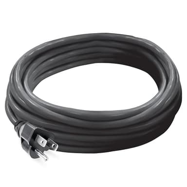 Sun Joe PJEXT20-163-BLK Vinyl Landscape Outdoor 20-Foot Extension Cord, Black - Image 1