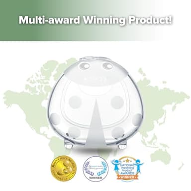 haakaa Ladybug Milk Collector Wearable Milk Collector Ladybug Breastmilk Collector Breastfeeding Milk Catchers Breast Milk Savers 2.5oz/75ml 2 PCS - Image 8