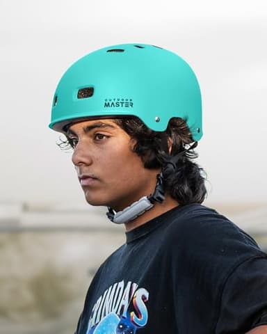 OutdoorMaster Skateboard Cycling Helmet - Two Removable Liners Ventilation Multi-Sport Scooter Roller Skate Inline Skating Rollerblading for Kids, Youth & Adults - Image 7