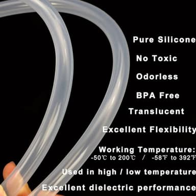 ZY-hosetube Silicone Tubing 3/16" ID x 5/16" OD - 16ft Length Food Grade Silicon Tube Flexible High Temp Pure Silicone Hose for Home Brewing Wine making (16.4ft) - Image 3