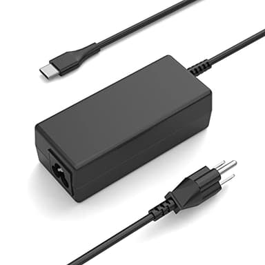 NNQEKBUF Universal 45W 65W USB C Laptop Charger Compatible with Hp Chromebook,Dell,Lenovo,Acer,Asus,Samsung Galaxy,Google and Other Type C Fast-Charging Computer AC Adapter Power Cord Supply - Image 1