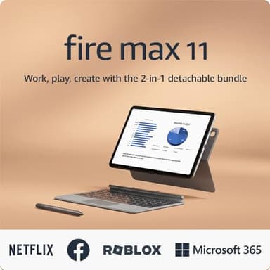 Amazon Fire Max 11 tablet productivity bundle with Keyboard Case, Stylus Pen, octa-core processor, 4 GB RAM to do more throughout your day, 64 GB, Gray - Image 7