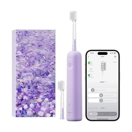 Laifen Wave Special Electric Toothbrush, New 2025 Version Oscillation & Vibration Sonic Electric Toothbrush for Adults with App, 2 Brush Heads, IP68 Waterproof Travel-Friendly (Misty Lavender) - Image 1