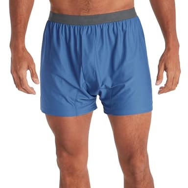 ExOfficio Men's Give-N-Go 2.0 Boxer, Lagoon - Image 1