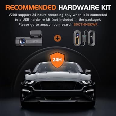2.5K Car Dash Cam, VEEMENT Dash Camera for Cars, 1440P Car Dash Camera with APP, WiFi Dash Cams with WDR Night Vision, 24/7 Parking Monitor Dashcam, 160°Wide, G-Sensor, Mini Dash Cam - Image 7