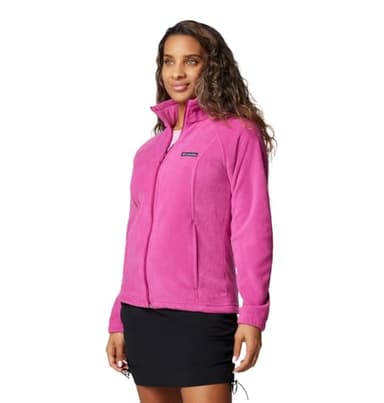 Columbia Women's Benton Springs Full Zip Jacket, Soft Fleece with Classic Fit Fuchsia - Image 4