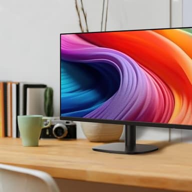 Amazon Basics 24 in Monitor, FHD 1080P, Max 100Hz, VESA Compatible, Built-in Speakers, Black - Image 7