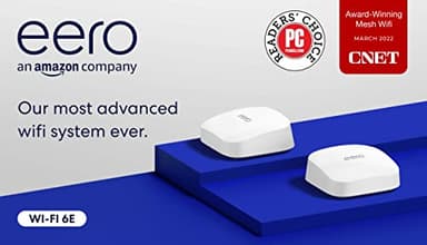Like-New Amazon eero Pro 6E mesh wifi router (newest model) - Supports internet plans up to 2.5 Gbps, Coverage up to 4,000 sq. ft., Connect 100+ devices, 2-pack - Image 8