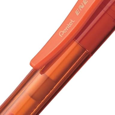 Pentel EnerGel-X Retractable Liquid Gel Pen (0.7mm) Metal Tip, Orange Ink, Box of 12 (BL107-F) - Image 4