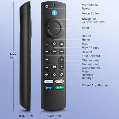 Replacement-Voice-Remote-Control-for-Insignia-Toshiba-Pioneer-Smart-TVs - Image 8