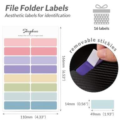 SKYDUE Accordion File Organizer, Expanding File Folder with 7 Pockets,Portable Receipt Paper Bill Document Organizer,Letter/A4 Size Filing Folder School Office Supplies,Black - Image 4