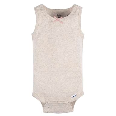 Gerber Baby Girls Multi-Pack Sleeveless Onesies Bodysuit Flowers 18 Months - Image 6