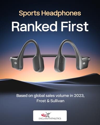 SHOKZ OpenRun Mini (AfterShokz Aeropex Mini) -Bone Conduction Open-Ear Bluetooth Sport Headphones - Waterproof Wireless Earphones for Workouts and Running - Built-in Mic, with Headband - Image 2