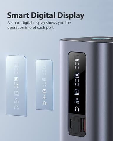 Baseus Docking Station, Spacemate(Win) 11 in 1, Triple Display, 4K HDMI and DP, 10Gbps USB A/C Ports, Gigabit Ethernet, 100W PD, Audio, Laptop Docking Station for Windows/Dell/HP/Lenovo/Asus/Acer/Mac - Image 5