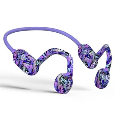 Mehomeli Kids Headphones, Bluetooth 5.2 Air Conduction Open Ear Headphones, 85dB Volume Limiting, Stereo Sound with Mic, IPX5 Waterproof, 20H Playtime, Perfect for School and Outdoor-Deep Blue - Image 1
