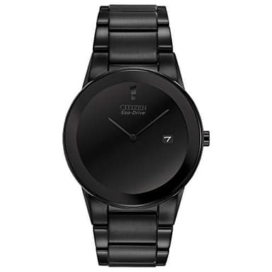 Citizen Men's Eco-Drive Modern Axiom Watch in Black IP Stainless Steel, Dial (Model: AU1065-58E) - Image 1