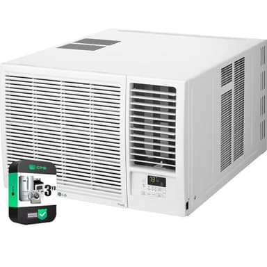 LG R-LW1223ERSM-BG-W20 12,200 BTU Smart Wi-Fi Enabled Window Air Conditioner (Renewed) Bundle with 3 YR CPS Enhanced Protection Pack - Image 1