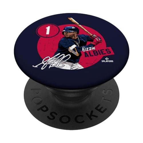 Ozzie Albies | Atlanta Baseball MLB Players | MLBALB4011 PopSockets Adhesive PopGrip - Image 1