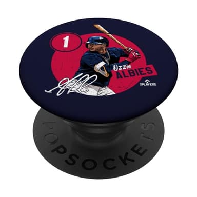 Ozzie Albies | Atlanta Baseball MLB Players | MLBALB4011 PopSockets Adhesive PopGrip - Image 1