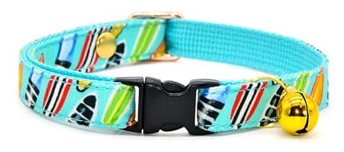 Paddleboard Cat Collar, Safety Breakaway Kitten Collar, XXS (6" - 10") - Image 1