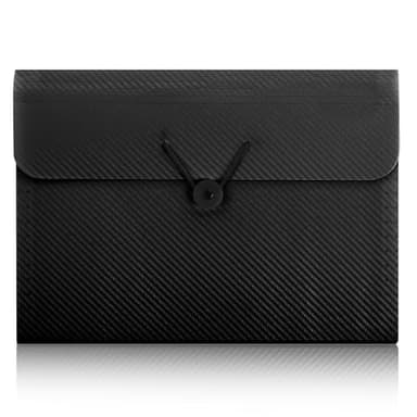SKYDUE Accordion File Organizer, Expanding File Folder with 7 Pockets,Portable Receipt Paper Bill Document Organizer,Letter/A4 Size Filing Folder School Office Supplies,Black - Image 7