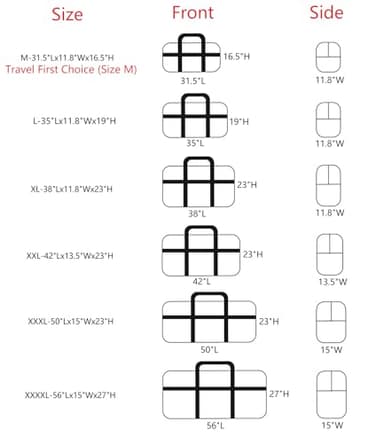 DoYiKe Extra Large Storage Duffle Bag for Travel, Foldable Oversized Giant Big Traveling Red Duffle Bag - Image 8