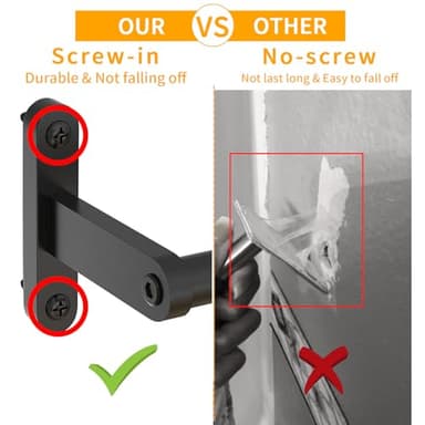 Towel Racks for Bathroom 24 Inch, Towel Bar for Bathroom Wall, Heavy Duty Bathroom Hand Towel Holder Organizer, Single Bath Towel Bar Wall Mounted, Matte Black - Image 6