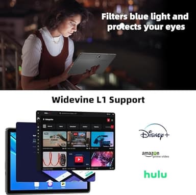 2025 Upgraded Android 14 Tablet 11inch, 12GB+128GB+512GB, Support Face Unlock,18W Fast Charging with 8000mAh Large Battery ,Dual WiFi6, Dual Camera,Octa-Core CPU, Bluetooth,HD Touchscreen Display - Image 7