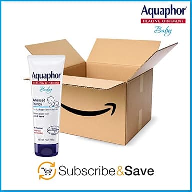 Aquaphor Baby Healing Ointment Advanced Therapy Skin Protectant, Dry Skin and Diaper Rash Ointment, 7 Oz Tube - Image 7