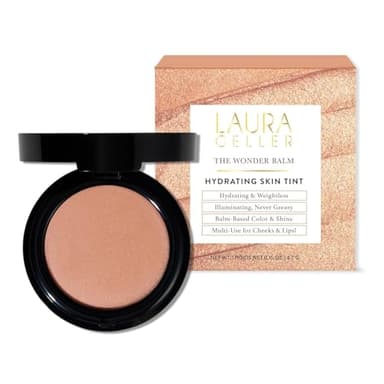 LAURA GELLER NEW YORK The Wonder Balm Complexion Enhancer - Hydrating Weightless Subtle Hint of Color + Glow for Mature Skin - Vegan Squalane - Apply to Cheeks & Lips (01 Nice-n-Natural) - Image 1