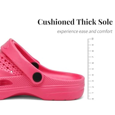 SOSOWHLTE Garden Clogs Mens Arch Support Shoe,Women's Mules & Clogs Comfortable Lightweight Sandals Pink Size 9.5 Female,8.5 Male - Image 6