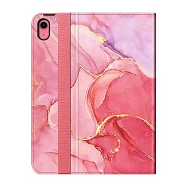 Fintie Case for iPad (A16) 11th Generation 11 Inch (2025), iPad 10th Generation 10.9 Inch (2022), Multi-Angle Viewing Protective Stand Cover with Pencil Holder & Pocket, Marble Pink - Image 9