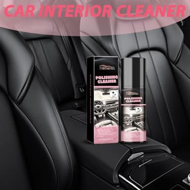 YJW Car Interior Cleaner & Polish, All Purpose Interior Detailer Spray, 2 Packs of 100ml, Lemon Scent, Compatible with Vinyl, Rubber, Plastic - Image 2