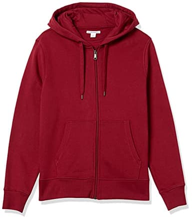 Amazon Essentials Men's Full-Zip Fleece Hoodie (Available in Big & Tall), Red, X-Large - Image 10