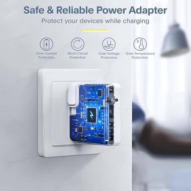 Mac Book Pro Charger - 118W USB C Fast Charger Power Adapter Compatible with MacBook Pro & MacBook Air 13, 14, 15, 16 inch, M1 M2 M3 M4, New ipad Pro and All USB C Device, 6.6ft Charge Cable - Image 4