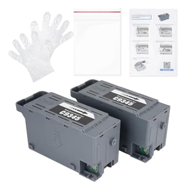 TKNCCC C9345 Ink Maintenance Box Tank for Epson ET-8550 ET-5800 ET-16650 ET-16600 ET-5850 ET-5880 ET-8500 WF-7820 WF-7840 WF-7310 EC-C7000 ST-C8000 ST-C8090 Printer(2PCS) - Image 6