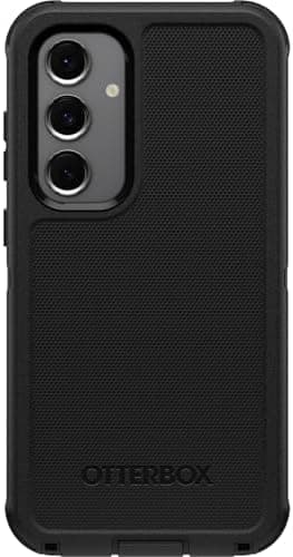 OtterBox Samsung Galaxy S24 FE Defender Series Case - Black, Rugged & Durable, with Port Protection - Image 3