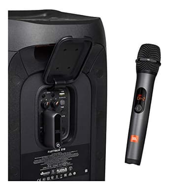 JBL Wireless Two Microphone System with Dual-Channel Receiver, Black - Image 9