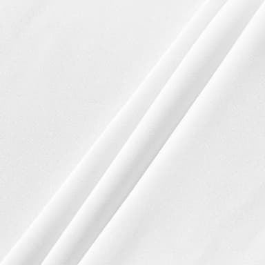 sancua 60 Inch Round Tablecloth (Fits 20-48 Inch Tables), Water Resistant Spill Proof Washable Polyester Table Cloth Decorative Fabric Table Cover for Dining, Buffet Parties and Camping, White - Image 6