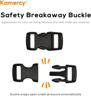 Paddleboard Cat Collar, Safety Breakaway Kitten Collar, XXS (6" - 10") - Image 6